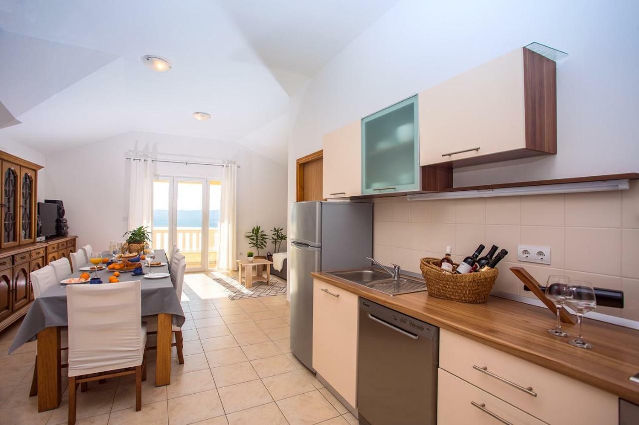 Villa Maslina, With Private 32M2Pool, Panoramic Views On 100Km Coastline, 12 Pax Локва-Рогозниця Екстер'єр фото
