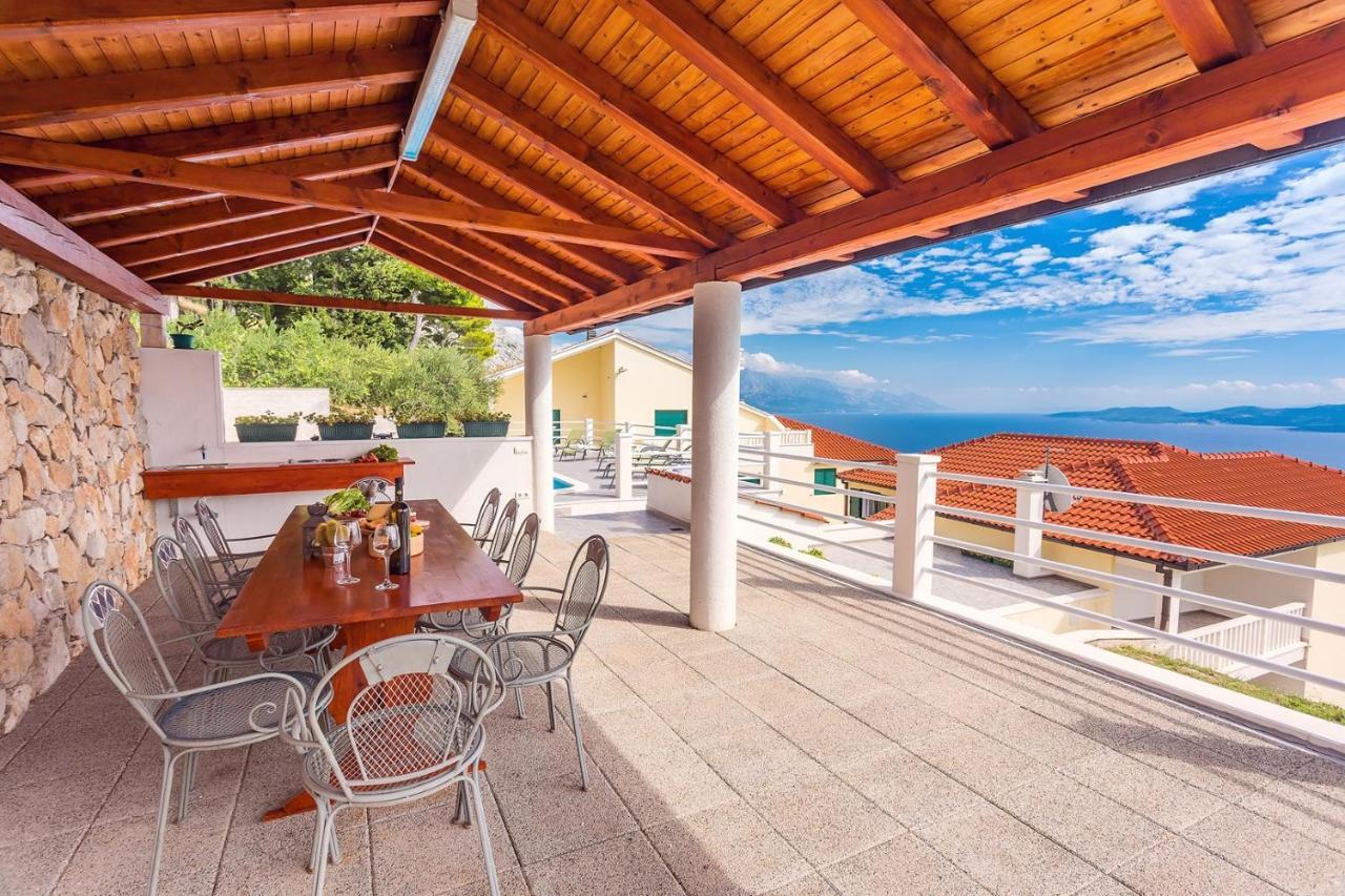Villa Maslina, With Private 32M2Pool, Panoramic Views On 100Km Coastline, 12 Pax Локва-Рогозниця Екстер'єр фото