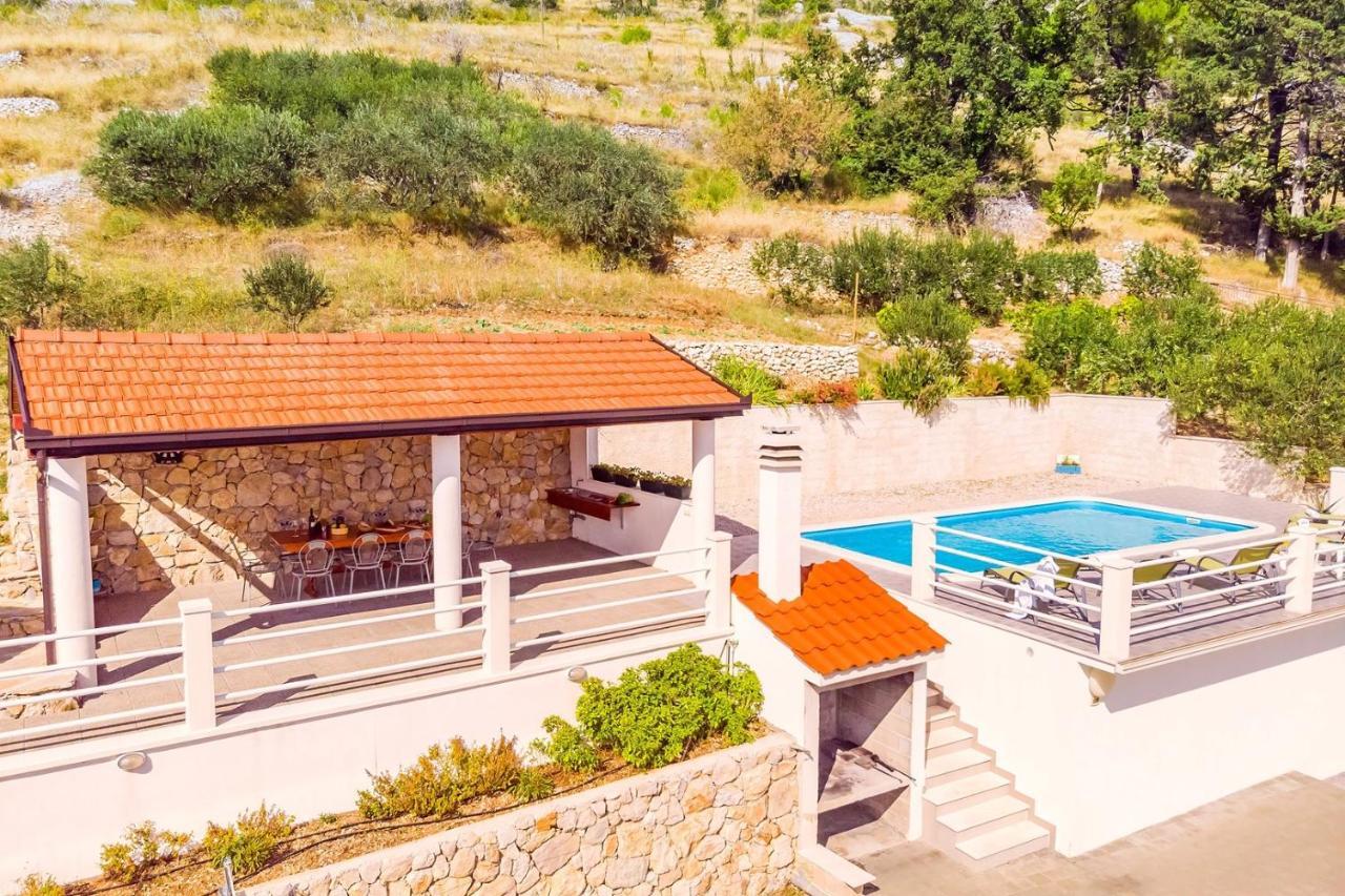 Villa Maslina, With Private 32M2Pool, Panoramic Views On 100Km Coastline, 12 Pax Локва-Рогозниця Екстер'єр фото